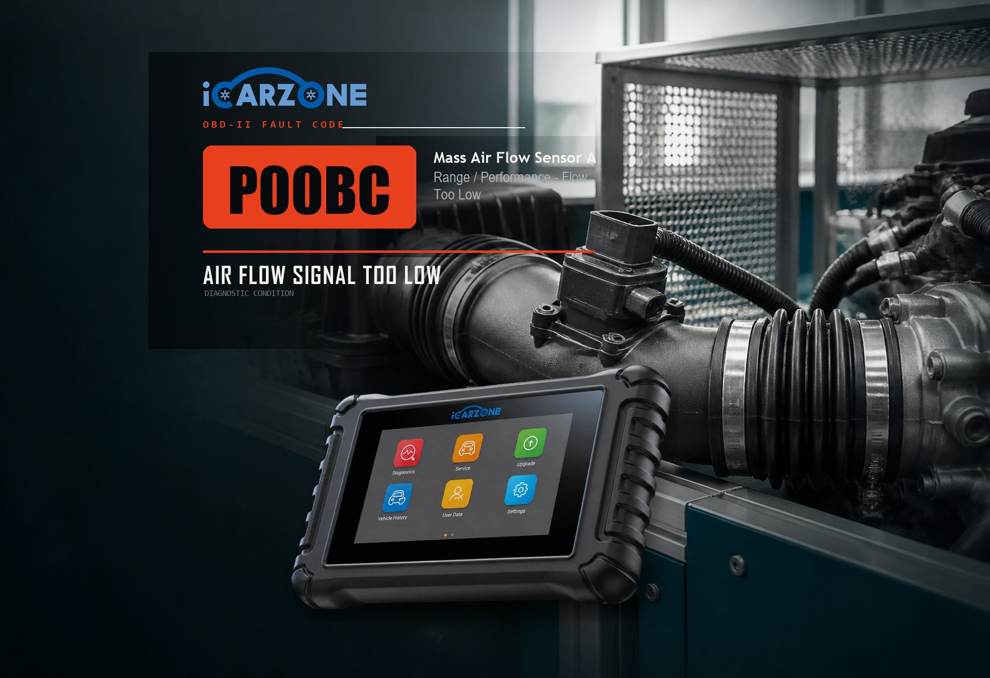 P00BC Code: MAF A Airflow Too Low Diagnosis