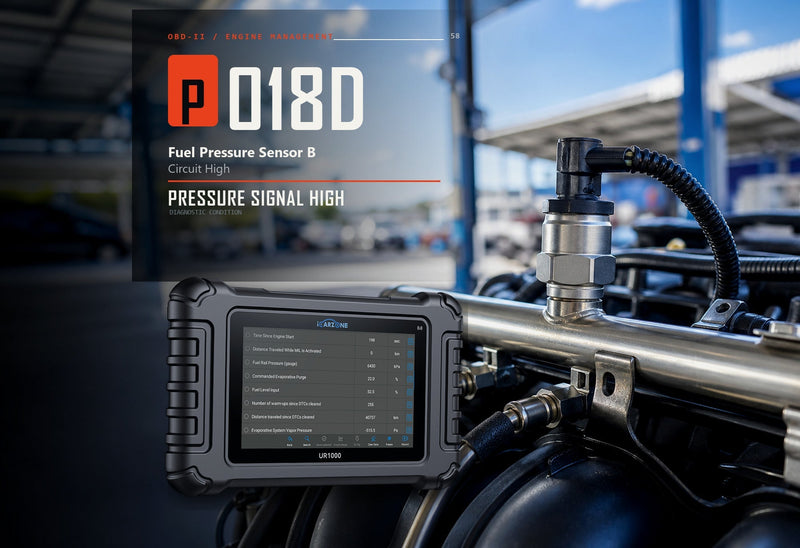 P018D Code: Fuel Pressure Sensor B Circuit High