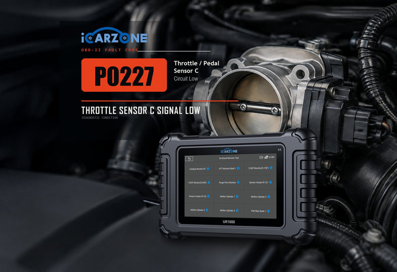 P0227 Code: Throttle/Pedal Sensor C Low