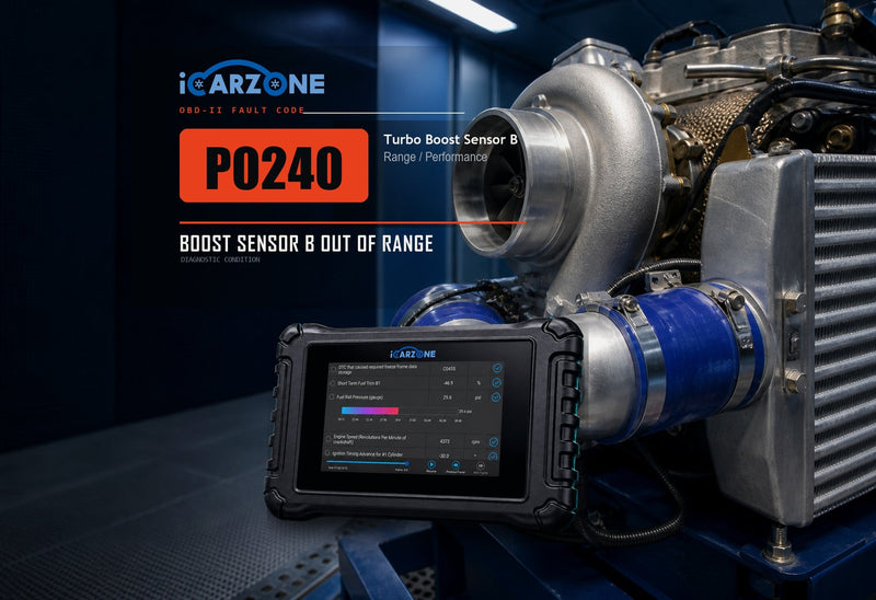 P0240 Code: Boost Sensor B Circuit Range/Performance