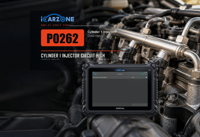 P0262 Code: Cylinder 1 injector circuit high