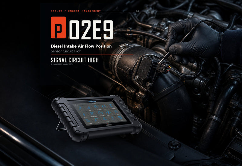 P02E9 Code Fix: Diesel Intake Air Position Sensor Circuit High