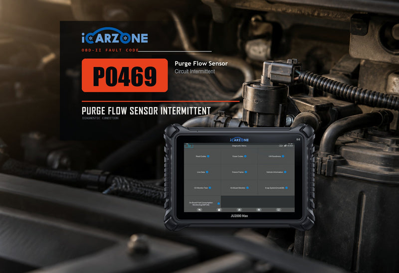 P0469 Code: Purge flow sensor circuit intermittent