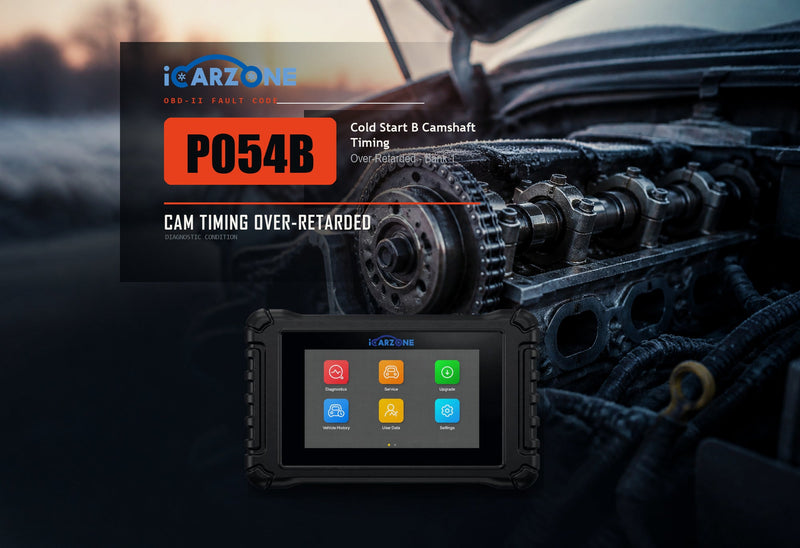P054B Code: Cold-Start Exhaust Cam Timing Over-Retarded, Bank 1