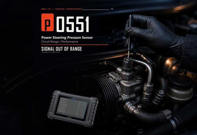 P0551 Code Fix: Power Steering Pressure Sensor Performance
