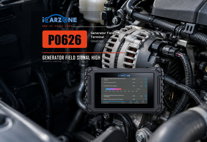 P0626 Code: Generator Field/F Terminal Circuit High
