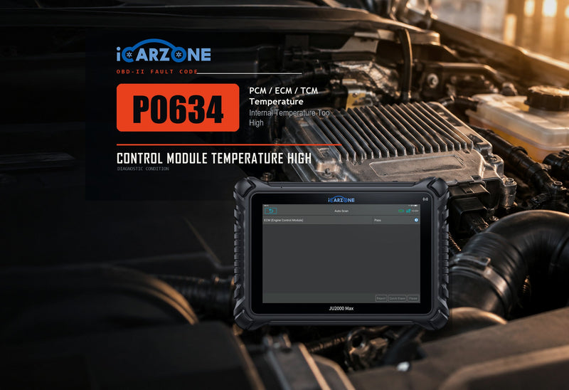 P0634 Code: Control Module Internal Temperature Too High