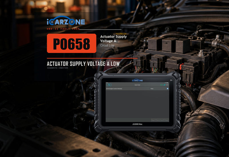 P0658 Code: Actuator Supply Voltage A Circuit Low