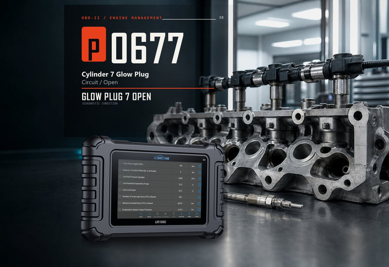 P0677 Code: Cylinder 7 Glow Plug Circuit Fault