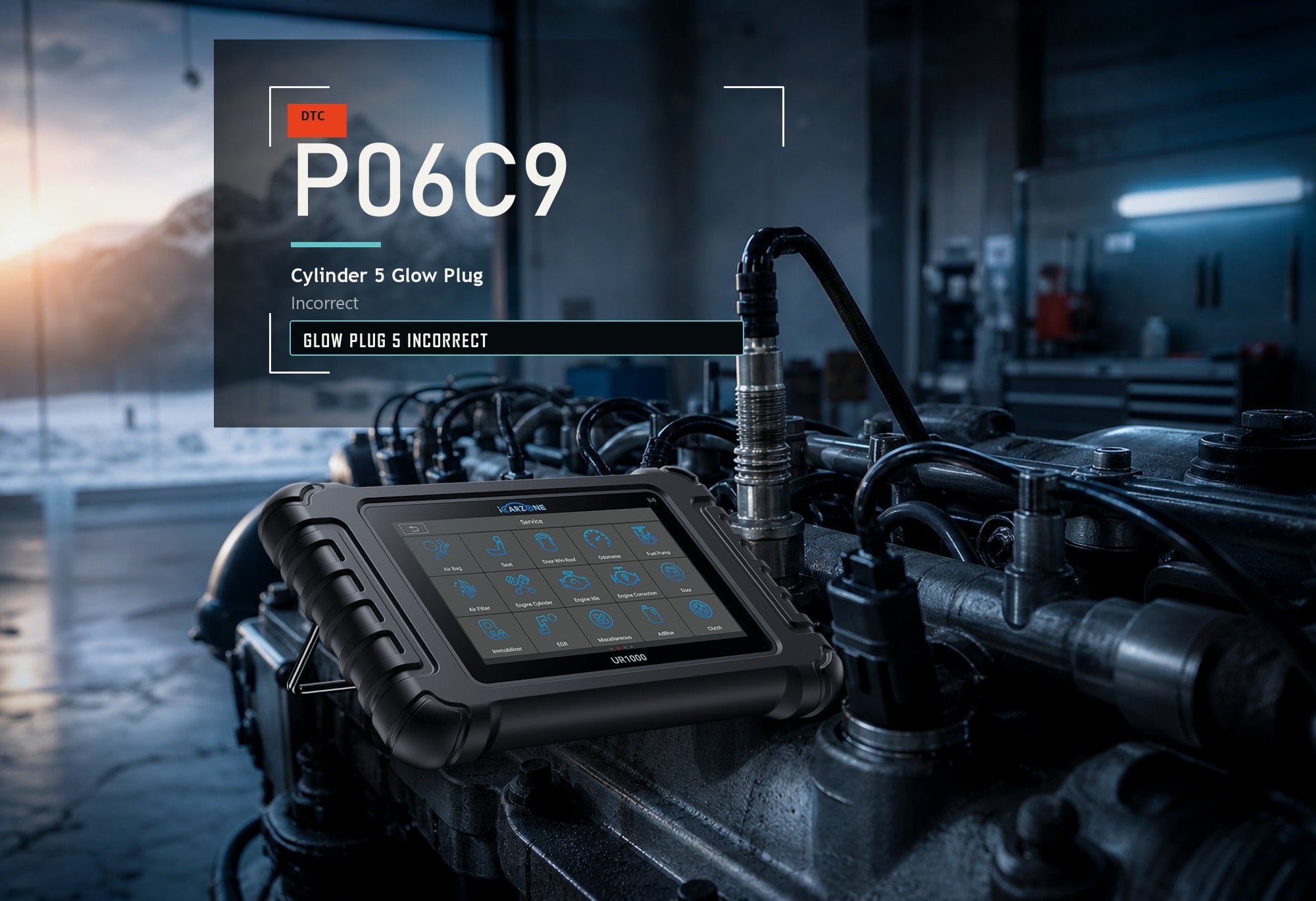 P06C9 Code: Cylinder 5 Glow Plug Incorrect—Diagnose First