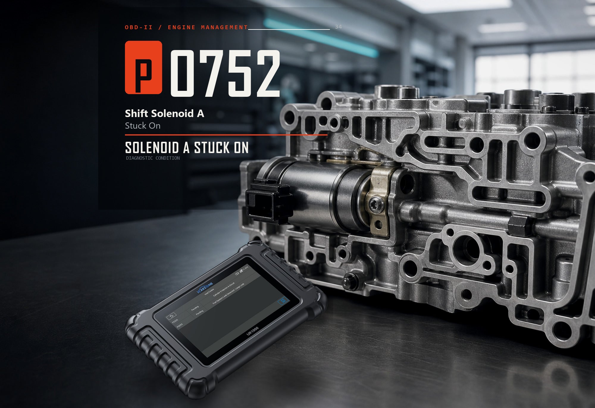 P0752 Code: Shift Solenoid A Stuck On