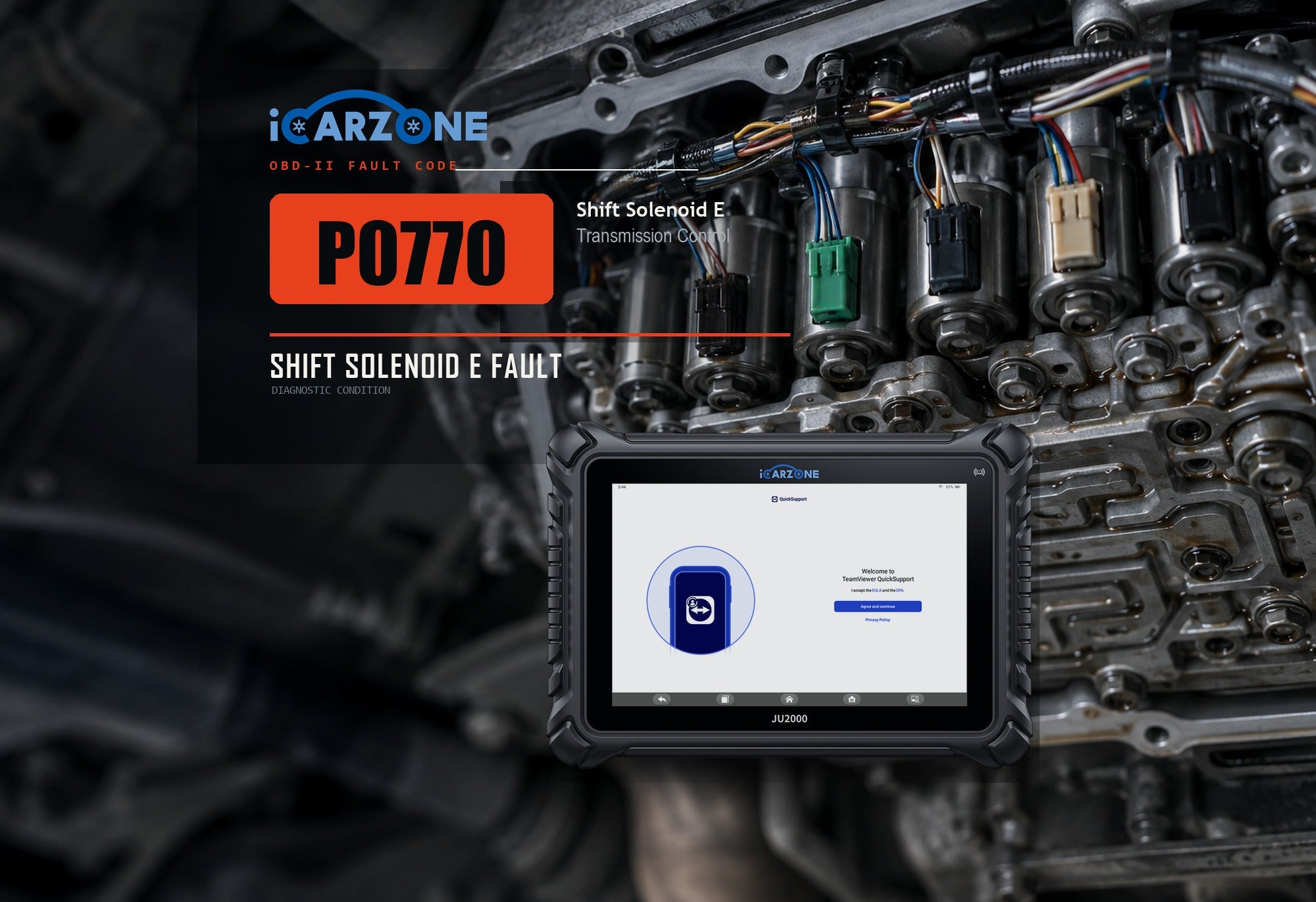 P0770 Shift Solenoid E Malfunction Diagnosis diagnostic illustration