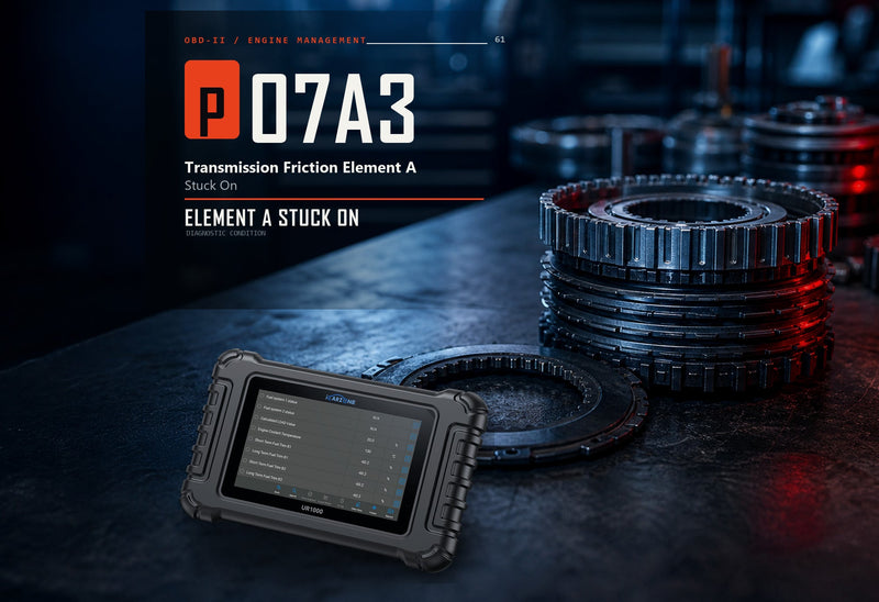 P07A3 Code: Transmission Friction Element A Stuck On