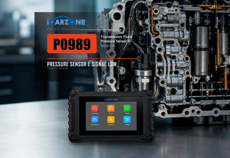 P0989 Code: Transmission Pressure Switch E Circuit Low