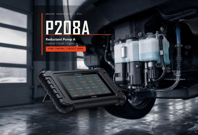 P208A Code: Reductant Pump A Control Circuit/Open