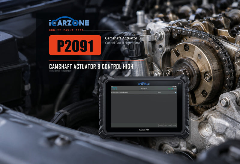 P2091 Code: Exhaust Cam Actuator Circuit High