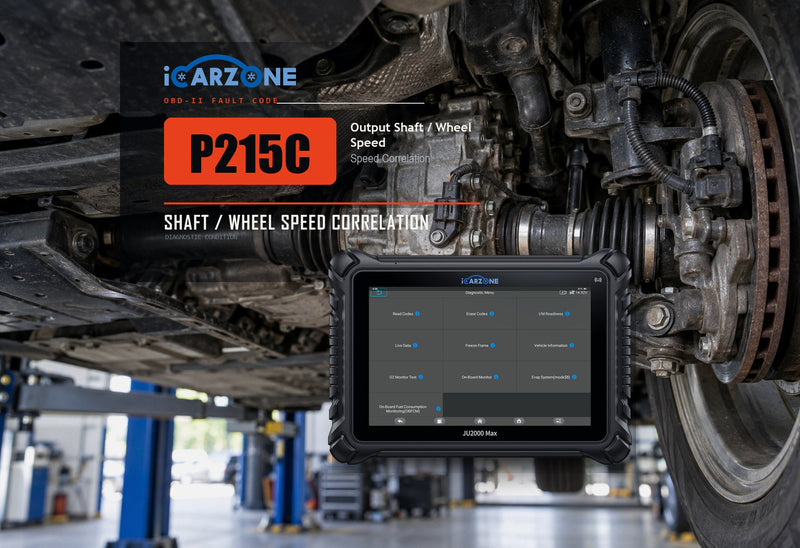 P215C Code: Output Shaft Speed Wheel Speed Correlation