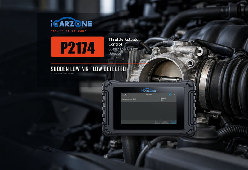 P2174 Code: Sudden Low Airflow and Throttle Control Diagnosis