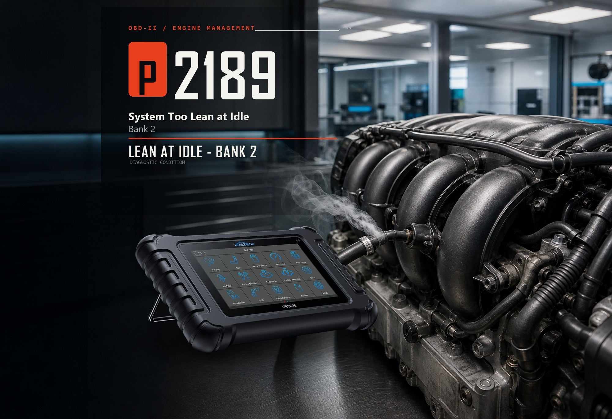 P2189 Code: System Too Lean at Idle Bank 2