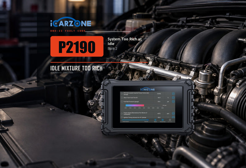 P2190 Code: System Too Rich at Idle Bank 2 Diagnosis