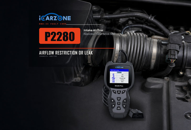 P2280 Code: Air Filter to MAF Restriction or Leak