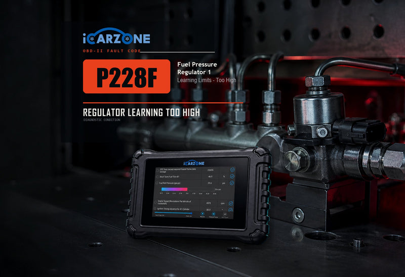 P228F Code: Fuel-Pressure Regulator 1 Learning Too High