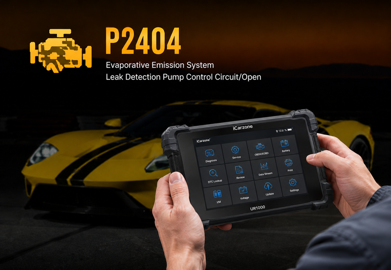 P2404 Code: EVAP Leak Detection Pump Sense Circuit Range/Performance