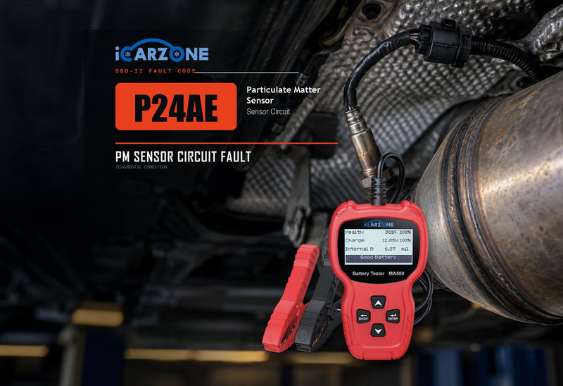 P24AE Code: Diagnose the Particulate Matter Sensor Circuit