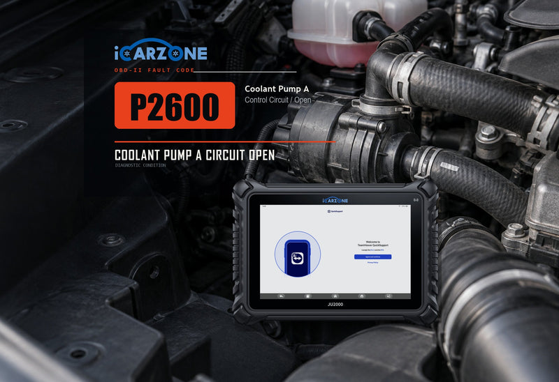 P2600 Code: Coolant Pump A Circuit/Open