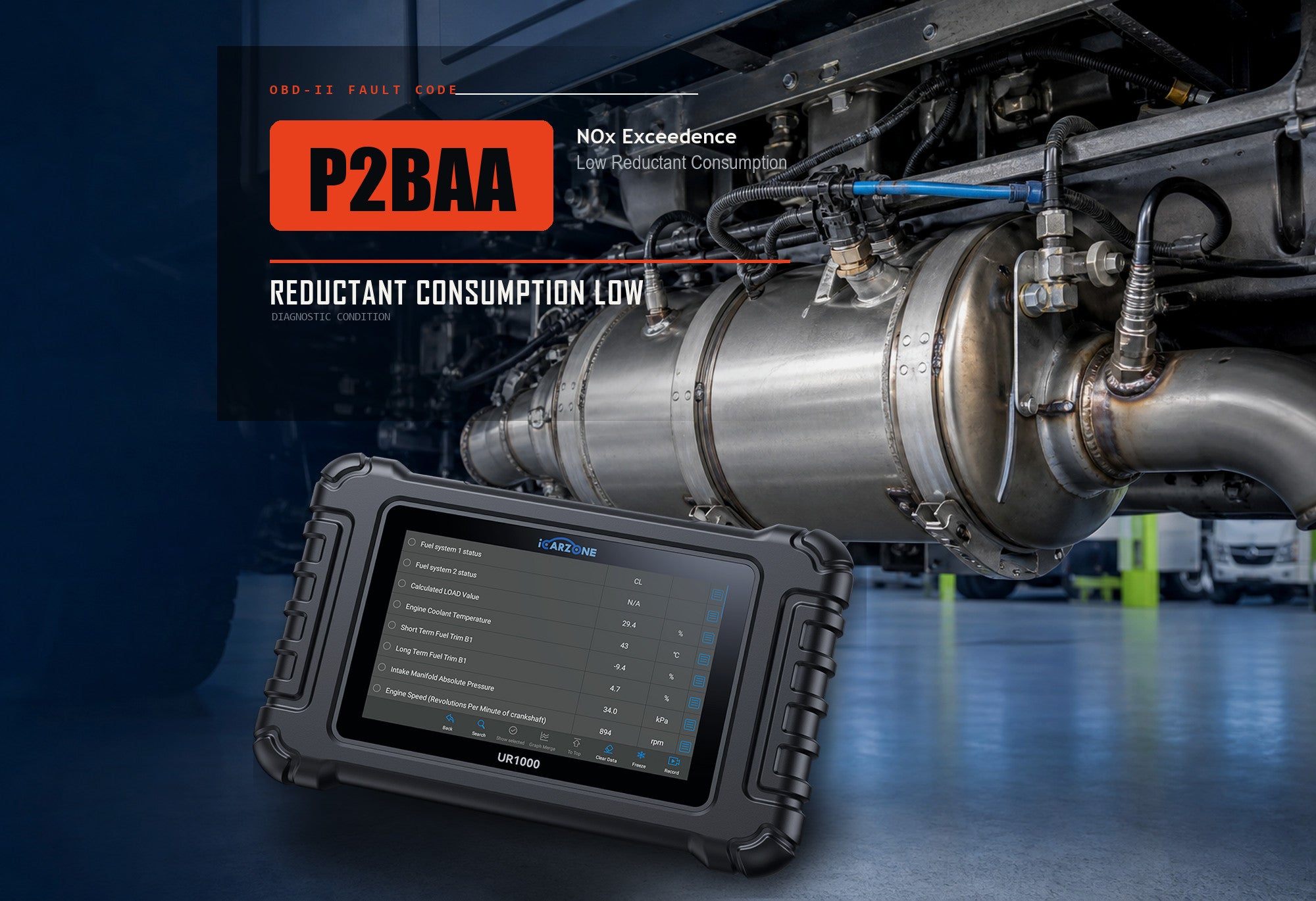 P2BAA Code: NOx Exceedance - Low Reductant Consumption