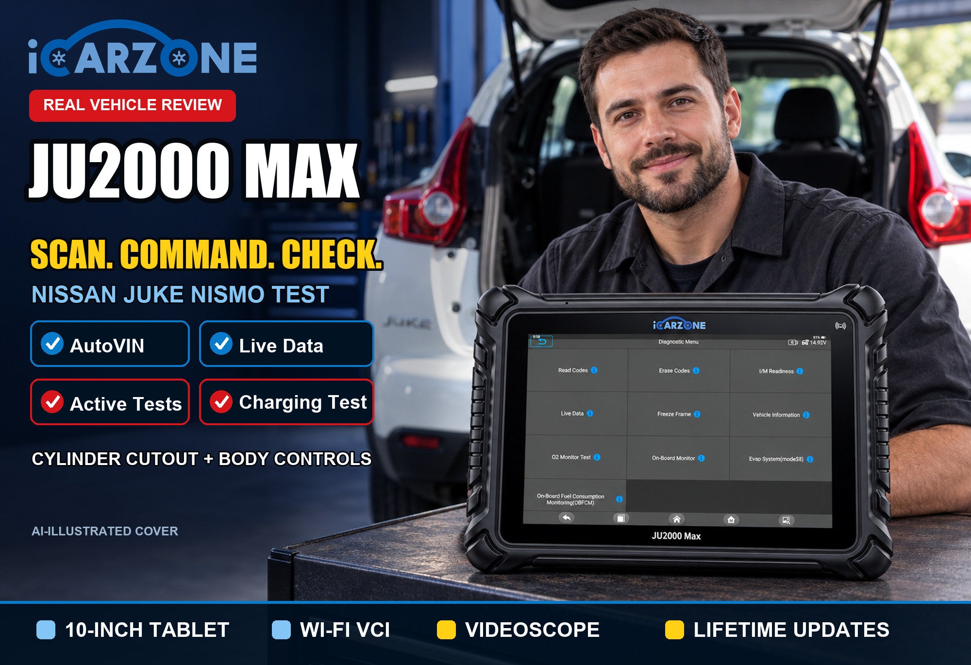iCARZONE JU2000 Max Review: Nissan Juke Nismo Active Tests