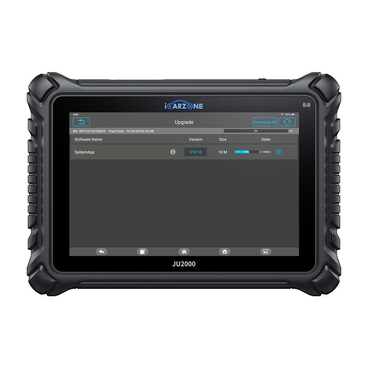 JU2000 All-System Bidirectional Scan Tool