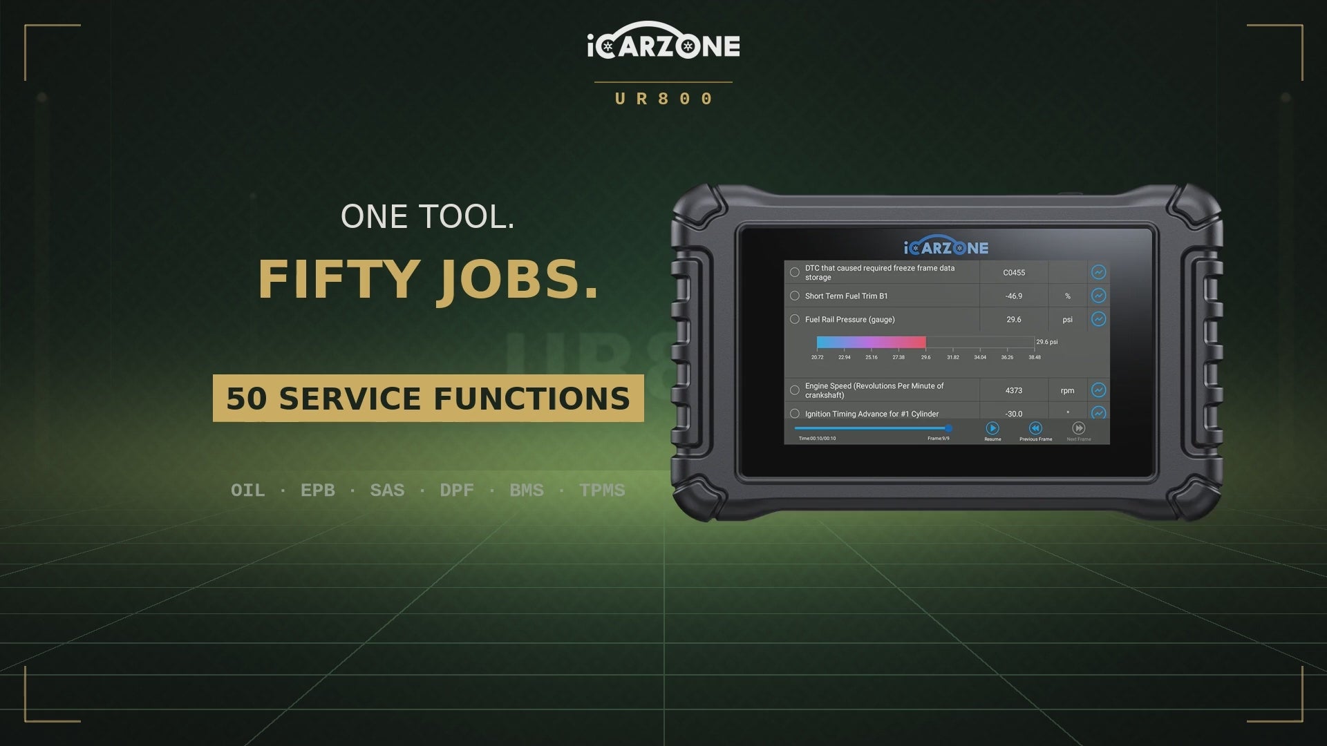 UR800 Full-System Bidirectional Scan Tool with ECU Coding