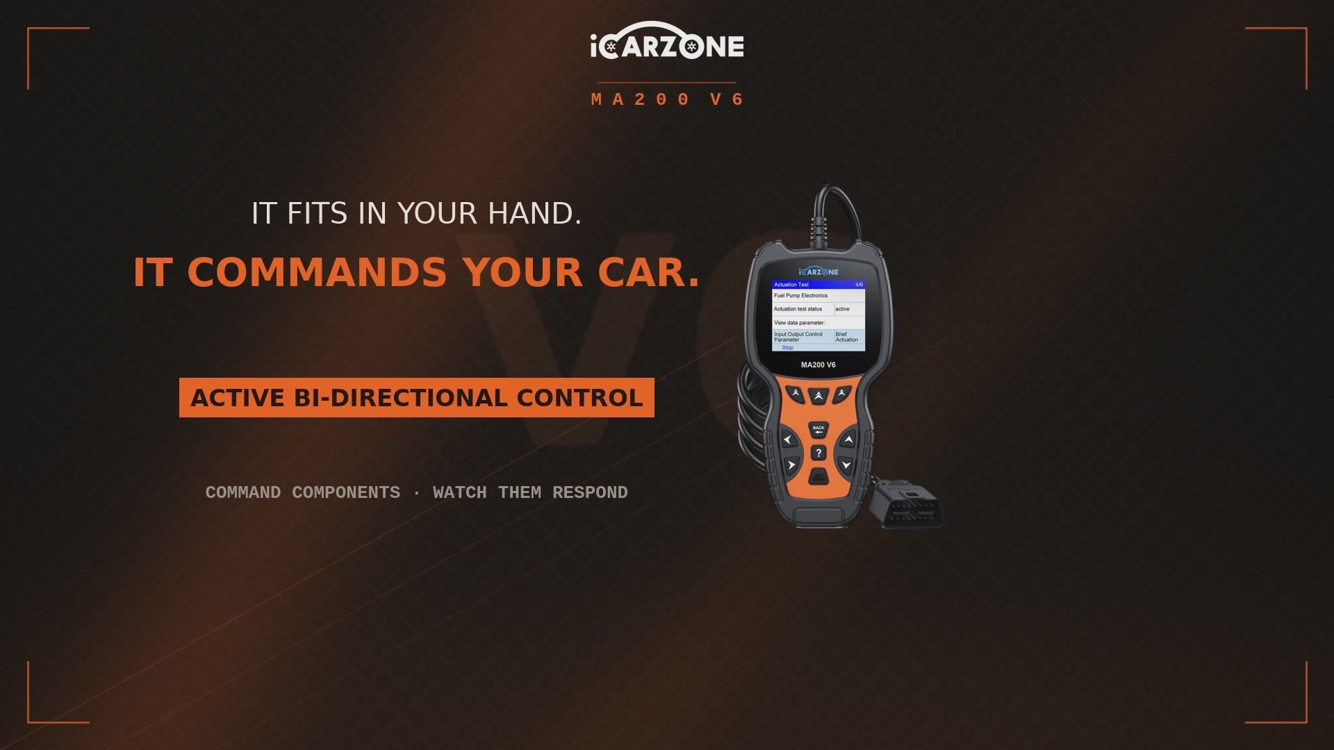 MA200 V6 OBD2 Diagnostic Scanner with Full ECU Diagnosis