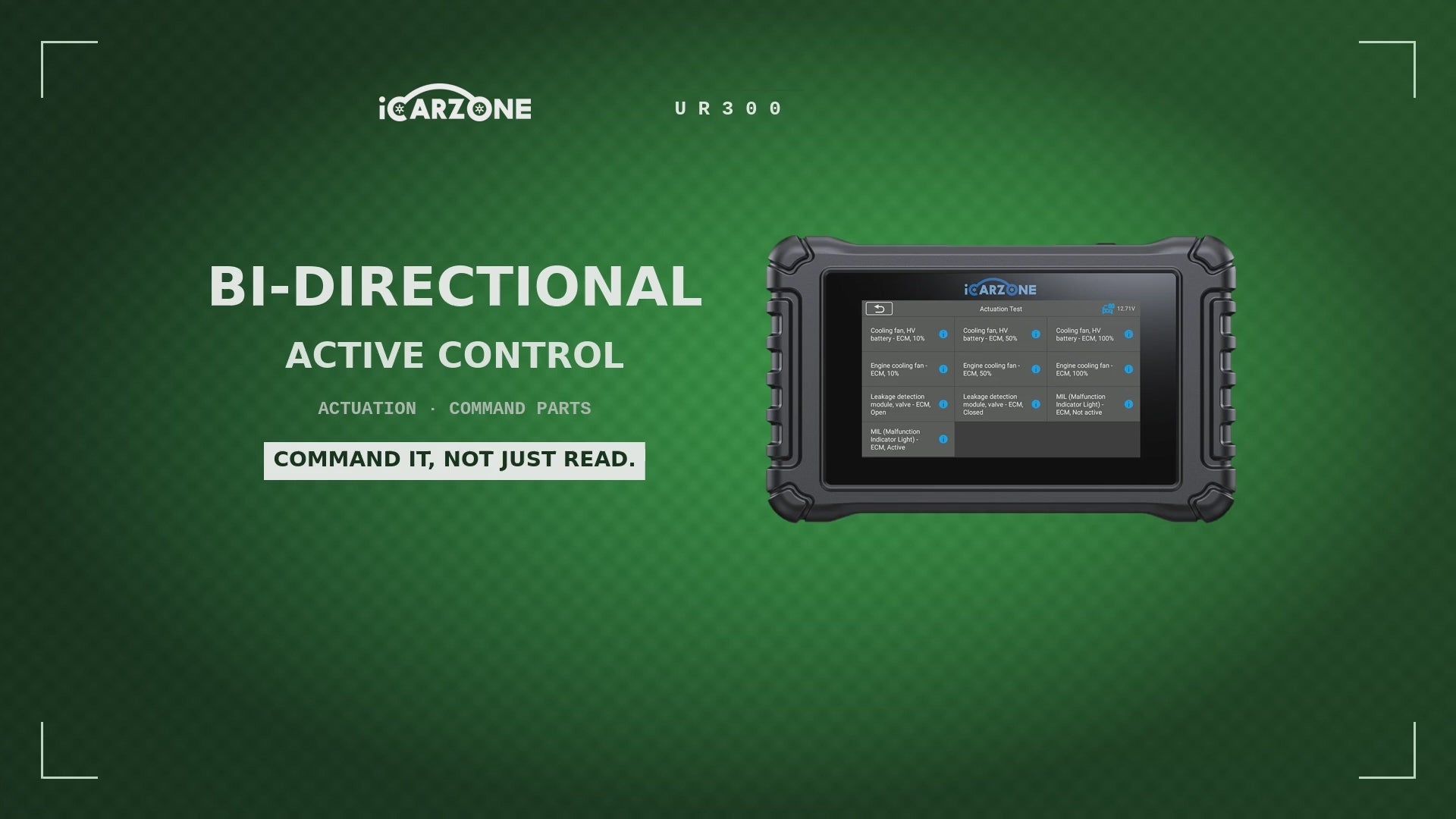 UR300 All-System Bidirectional Scan Tool with CAN-FD