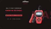 MA500 12V/24V Battery & Charging System Tester with SOH/SOC