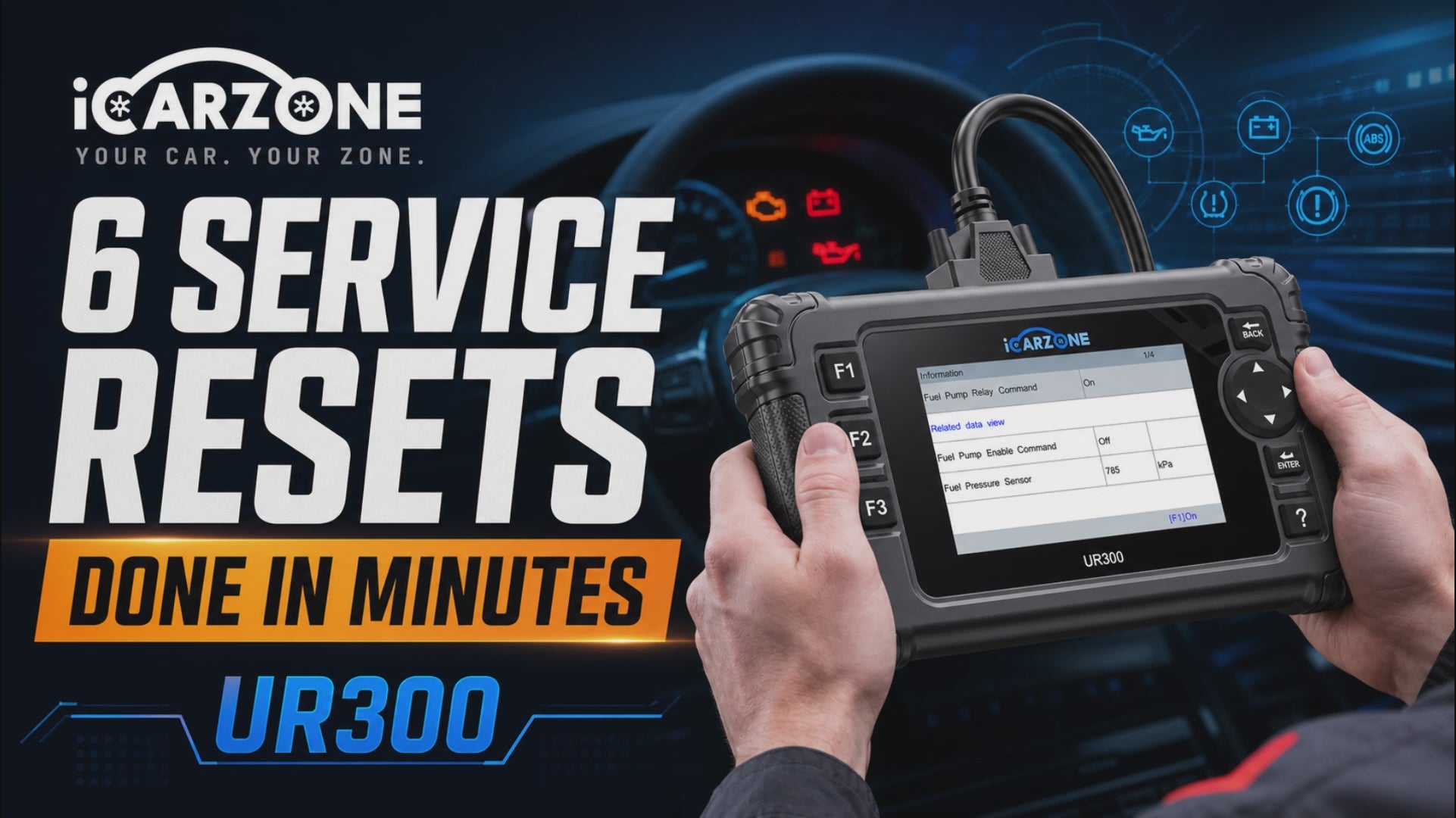 UR300 All-System Bidirectional Scan Tool with CAN-FD