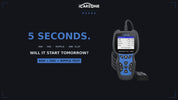MA900 2-in-1 OBD2 Diagnostic Scanner & 12V/24V Battery Tester