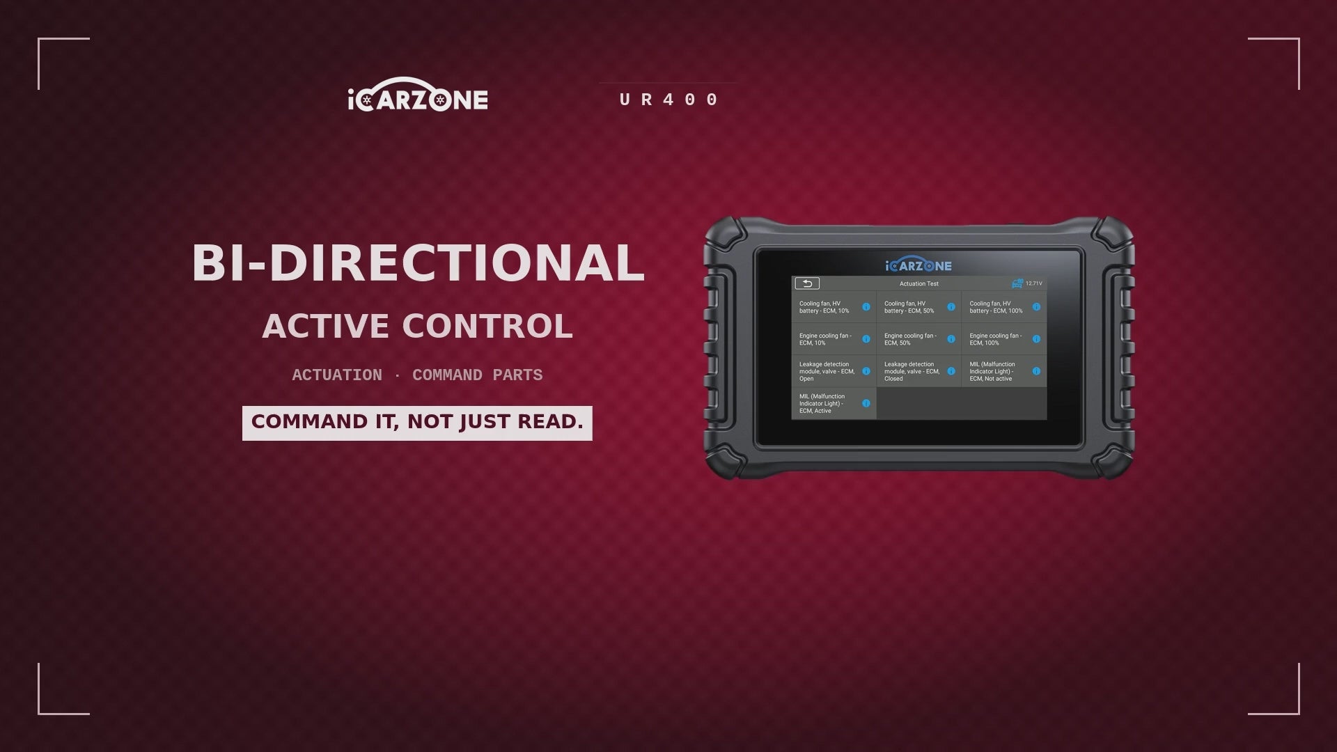 UR400 German Car Bidirectional Scan Tool with ECU Coding
