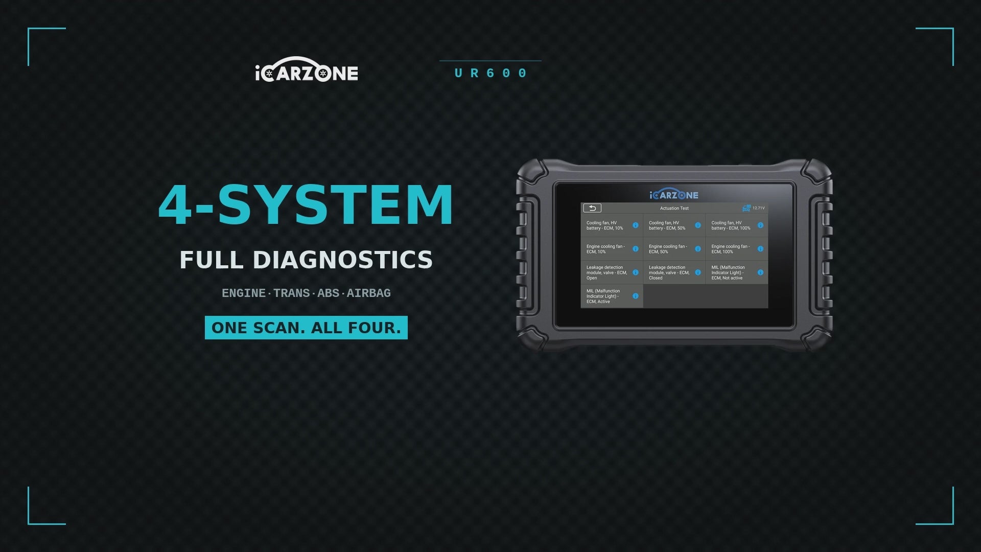 UR600 Bidirectional Scan Tool with ECU Coding & CAN-FD