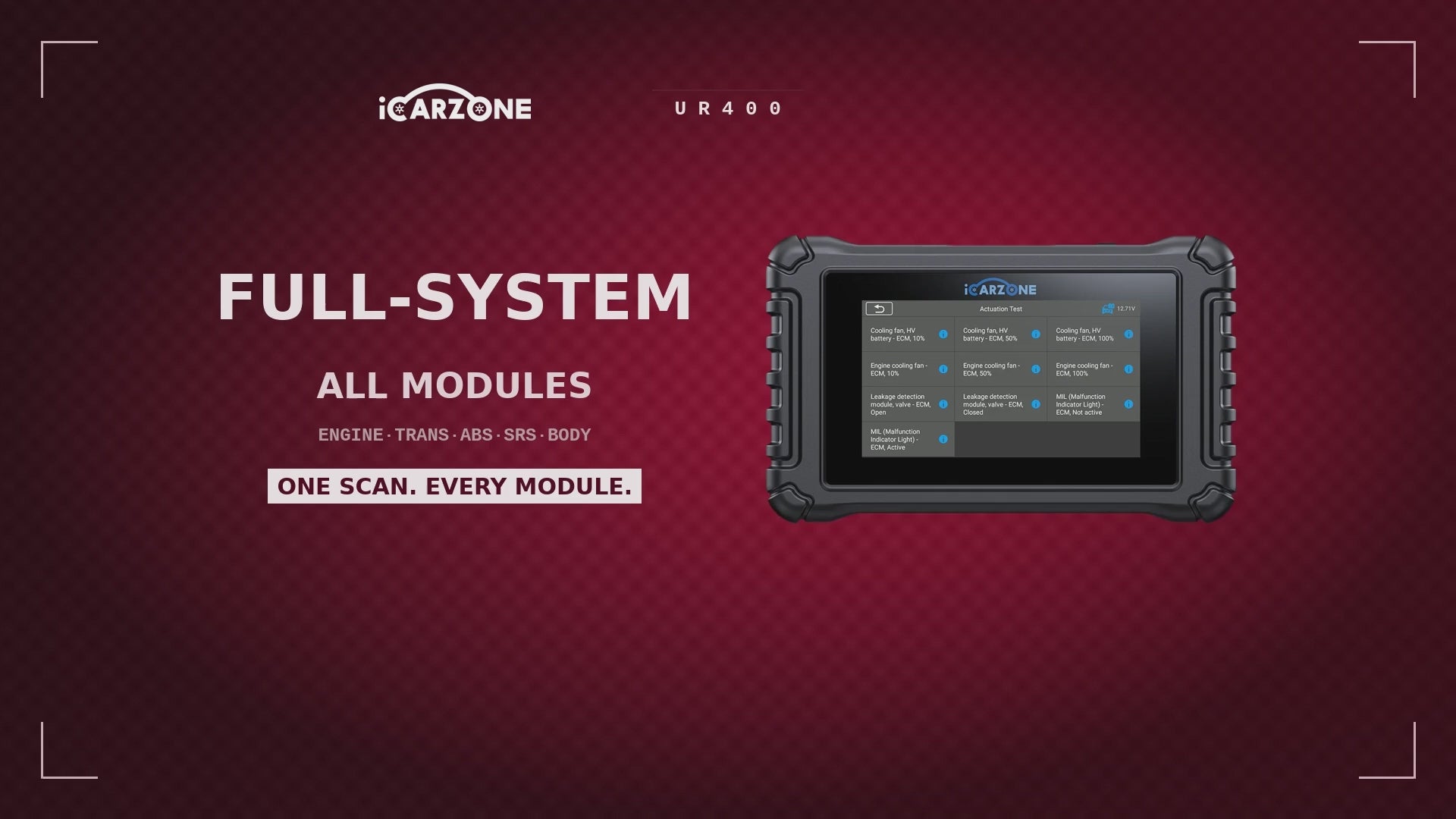 UR400 German Car Bidirectional Scan Tool with ECU Coding