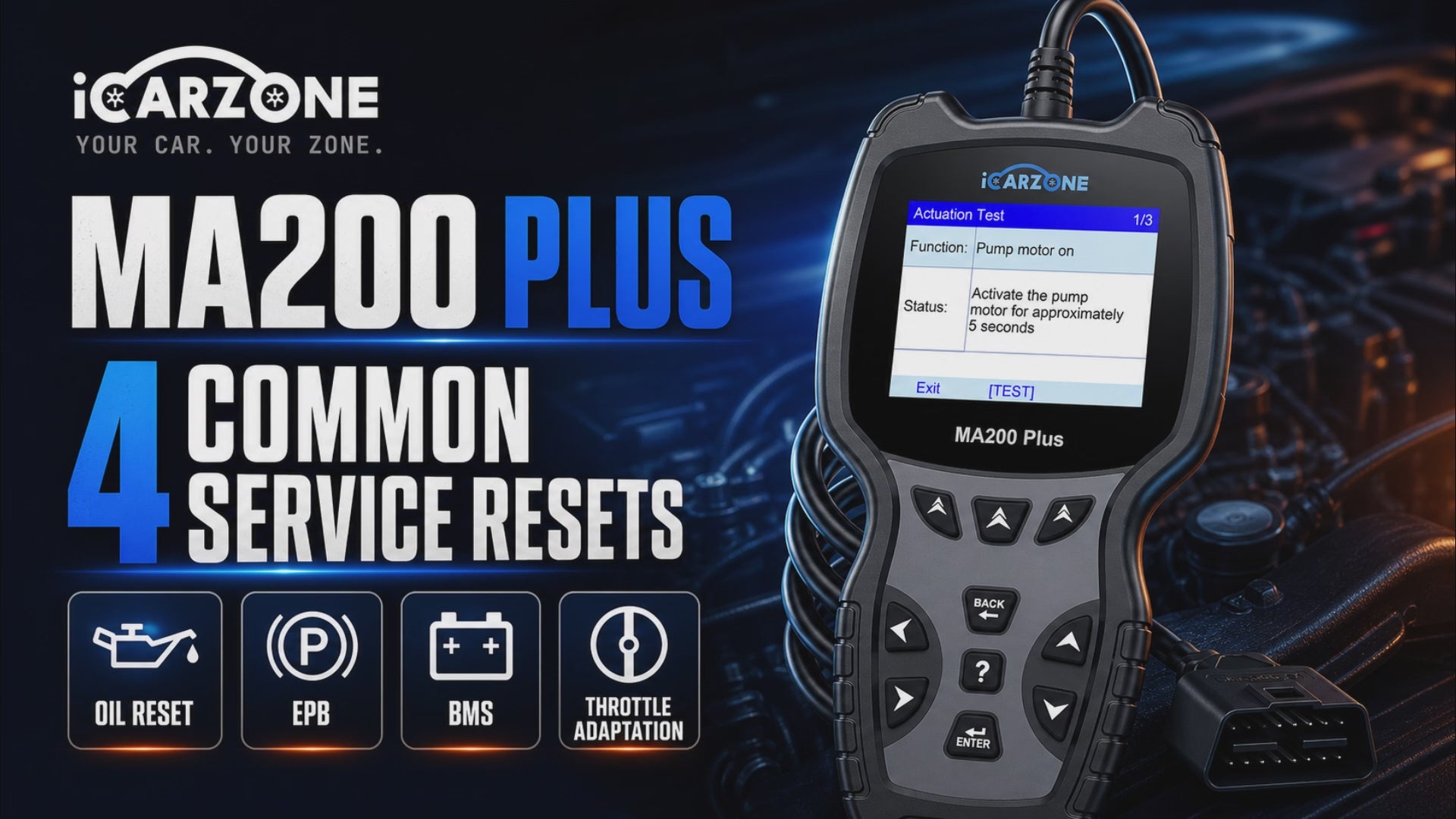 MA200 Plus Multi-System OBD2 Diagnostic Scanner