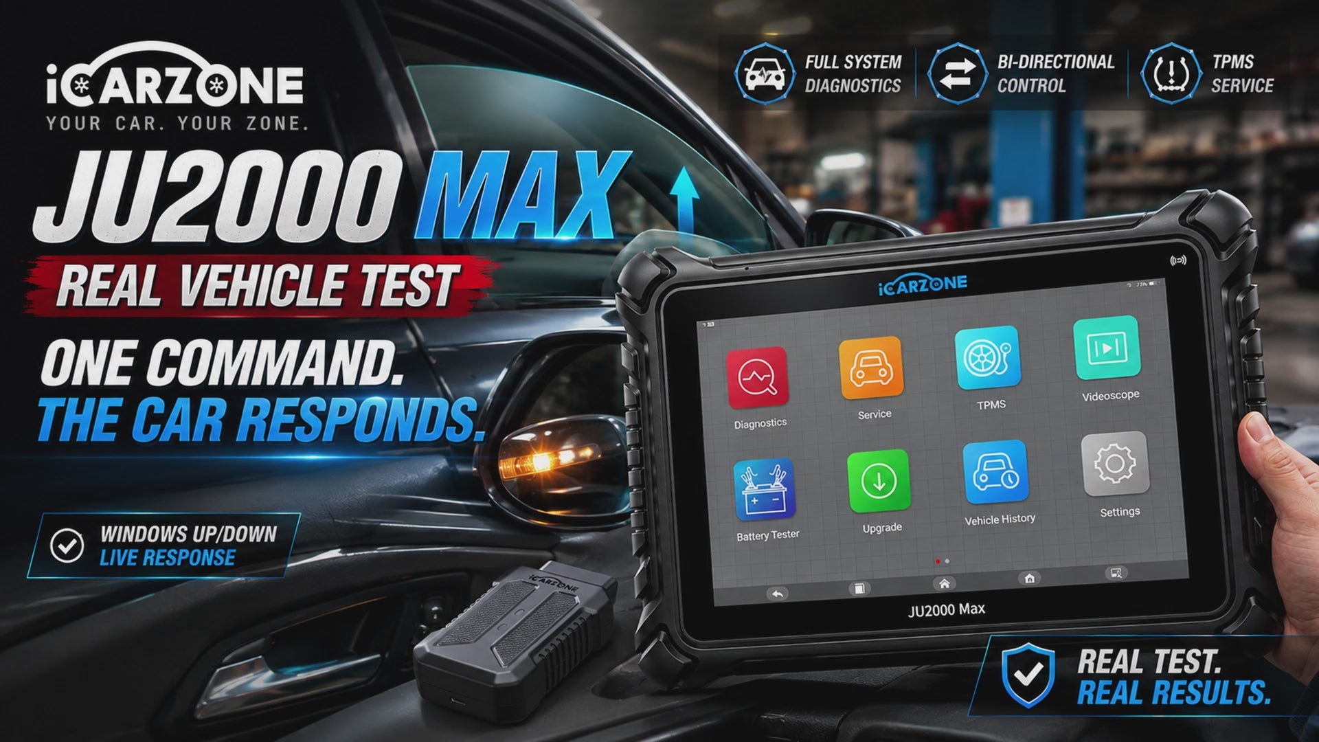 JU2000 MAX All-in-One Diagnostic & TPMS Kit